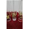 Image 8 : Set of 6 Vintage 1950s Davy Crockett Indian Fighter Hero of the Alamo Glass Tumblers