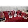 Image 4 : Collection of Vintage McDonald's Batman 1989 Promotional Drinking Glasses and Disney Robin Hood