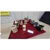Image 1 : Collection of German Stoneware Beer Steins with Pewter Lids and Relief Scenes and More