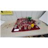 Image 1 : Collection of Vintage Promotional Drinking Glasses, Malt Stop, Champion B.a., and More