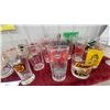 Image 2 : Collection of Vintage Promotional Drinking Glasses, Malt Stop, Champion B.a., and More