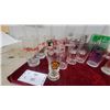 Image 6 : Collection of Vintage Promotional Drinking Glasses, Malt Stop, Champion B.a., and More