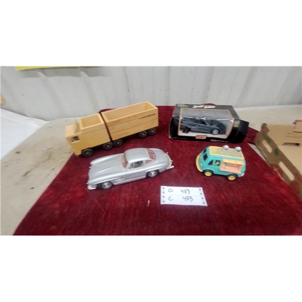 Maisto Special Edition 1:24 '97 Corvette, Mercedes 300 SL Gullwing, Lakehead Wooden Truck, and More