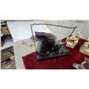 Image 2 : Black Ceramic Dog Head Wall Plaque with Miniature Figurines and More