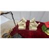 Image 3 : Black Ceramic Dog Head Wall Plaque with Miniature Figurines and More