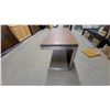 Image 3 : Expandable Folding Conference Table with Wood-Grain Laminate Top and Metal Frame 29 x 60 x 25"