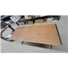 Image 5 : Expandable Folding Conference Table with Wood-Grain Laminate Top and Metal Frame 29 x 60 x 25"