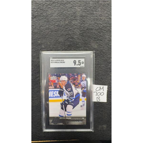 Graded Nikolaj Ehlers Young Guns Rookie Card