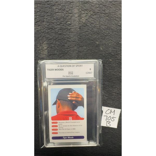 Graded Tiger Woods Card