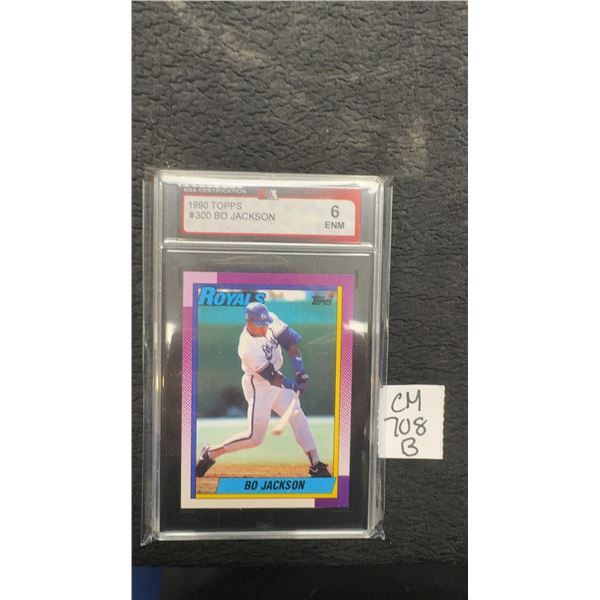 Graded Bo Jackson Baseball Card