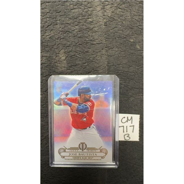 How Bautista Topps Tribute Toronto Blue Jays Card