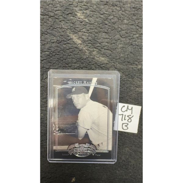 Mickey Mantle New York Yankees Card