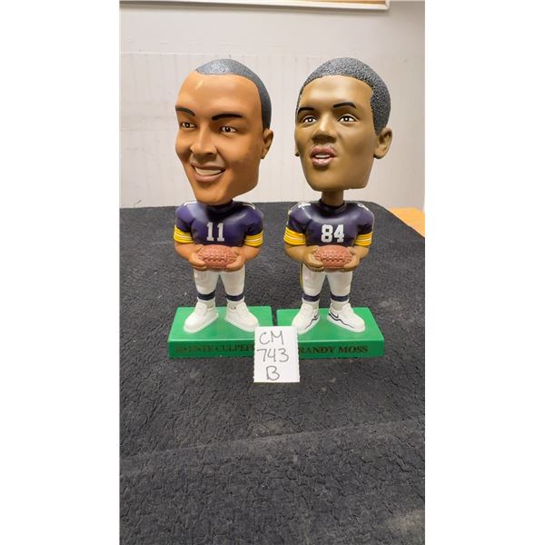Randy Moss & Daunte Culpepper Minnesota Vikings Bobbleheads
