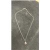 Image 6 : Platinum Plated 1.5 TCW Pear Cut Red Simulated Diamond CZ Two-Piece Halo Set Adjustable 16"-18"