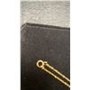 Image 5 : 18K Gold-Plated 32mm Simulated Diamond Cubic Zirconia Cross Necklace with 18" Chain