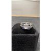 Image 2 : 1.0-Carat Simulated Diamond Cubic Zirconia Man's Ring, Resizeable, in 925 Sterling Silver