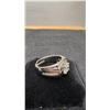 Image 4 : 1.0-Carat Simulated Diamond Cubic Zirconia Man's Ring, Resizeable, in 925 Sterling Silver