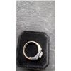 Image 5 : 1.0-Carat Simulated Diamond Cubic Zirconia Man's Ring, Resizeable, in 925 Sterling Silver