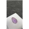 Image 6 : 5.6-Carat Natural Royal Amethyst Untreated Pear-Cut Gemstone, 9.3 x 15.4 Millimeters