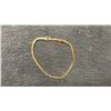 Image 5 : 18K Gold Plated 2.5mm Simulated Diamond CZ Tennis Bracelet, 6.75" to 7.75" Long