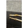 Image 7 : 18K Gold Plated 2.5mm Simulated Diamond CZ Tennis Bracelet, 6.75" to 7.75" Long