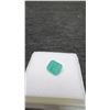 Image 2 : 3.5-Carat Natural Untreated Emerald-Cut Emerald Gemstone, 7.7 x 8.9 mm