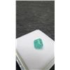 Image 3 : 3.5-Carat Natural Untreated Emerald-Cut Emerald Gemstone, 7.7 x 8.9 mm