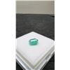 Image 4 : 3.5-Carat Natural Untreated Emerald-Cut Emerald Gemstone, 7.7 x 8.9 mm