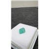 Image 6 : 3.5-Carat Natural Untreated Emerald-Cut Emerald Gemstone, 7.7 x 8.9 mm