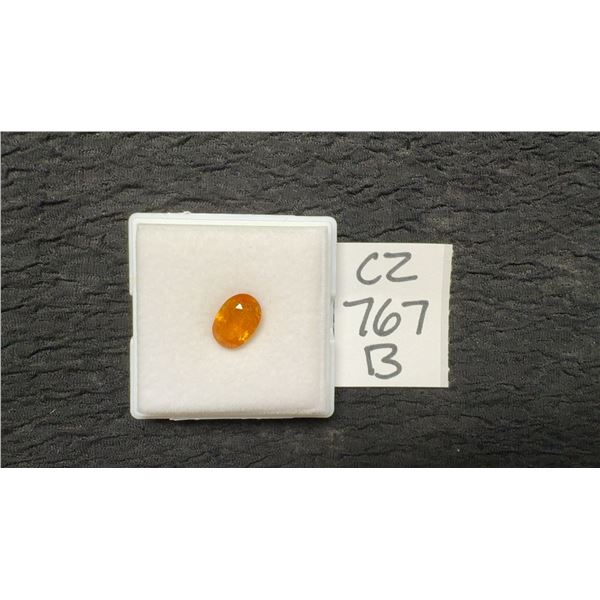 5.1-Carat Natural Yellow Sapphire Untreated Oval Cut Gemstone, 7.4 x 10.8 Millimeters