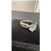 Image 3 : 1.0 Carat Simulated Diamond Cubic Zirconia Channel Ring in 925 Sterling Silver White Gold Overlay
