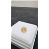 Image 4 : 1.7-Carat Natural White Fire Opal Untreated Oval Cabochon Gemstone, 7.3 x 10.8 Millimeter