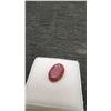 Image 2 : 7.7-Carat Natural Untreated Ruby, Oval Cut, 10mm X 14mm