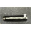 Image 1 : Platinum Plated 14mm Simulated Diamond Cubic Zirconia Iced Out Cuban Link Bracelet, 8" Long