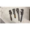 Image 2 : Vintage Wooden Tool Box with Pipe Wrenches, Hammers, Cobbler's Shoe Forms, Files, and More