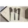 Image 3 : Vintage Wooden Tool Box with Pipe Wrenches, Hammers, Cobbler's Shoe Forms, Files, and More