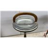 Image 4 : Vintage Mid-Century Floor Standing Ashtray (No Ashtray Insert) and Small Metal Accent Table