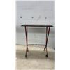 Image 5 : Vintage Mid-Century Floor Standing Ashtray (No Ashtray Insert) and Small Metal Accent Table
