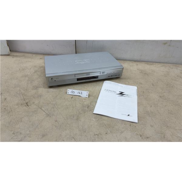 Zenith DVS722NC DVD/CD Player with Original Operating Guide