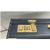 Image 6 : Black Hard-Sided Combination Lock Briefcase with 1991 CNIB Agenda and More
