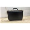 Image 7 : Black Hard-Sided Combination Lock Briefcase with 1991 CNIB Agenda and More