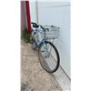 Image 2 : Vintage SuperCycle Escort Blue Commuter Bicycle with Front Wire Basket and Fenders