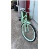 Image 2 : Capix Aplayado Single-Speed Beach Cruiser Bicycle in Mint Green with White Sidewall Tires