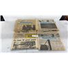 Image 1 : Fourteen Winnipeg Free Press Newspapers, 1980s, Including Last Day of the Winnipeg Tribune