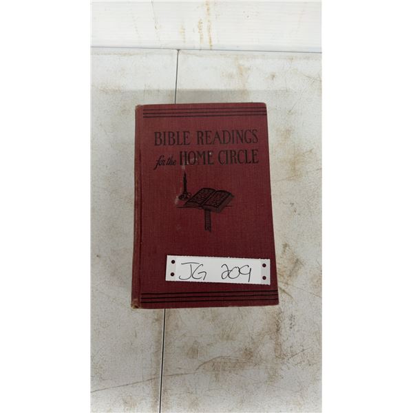 Bible Reading for the Home Circle 1943 Hardcover Book with Full Page Illustrations
