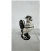 Image 3 : Two Hand-Painted Decorated Shafford Rooster Ornaments, Two Jewelry Showcases, and More