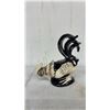 Image 5 : Two Hand-Painted Decorated Shafford Rooster Ornaments, Two Jewelry Showcases, and More
