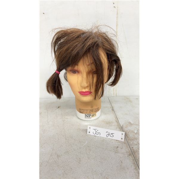 Mannequin Head for the Practice of Hairstyling