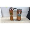 Image 1 : Flag Model FTD 25 and General Quick Aid Model F-75 Copper Pump Tank Fire Extinguishers