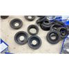 Image 2 : Grote 91410 Black PVC Grommets and Rubber Grommets, Assorted Sizes, Large Lot
